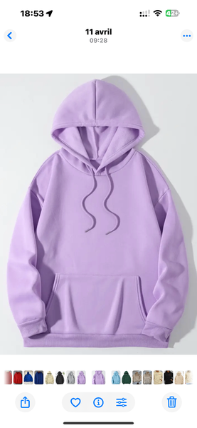 Sweat à Capuche Confort Unisexe