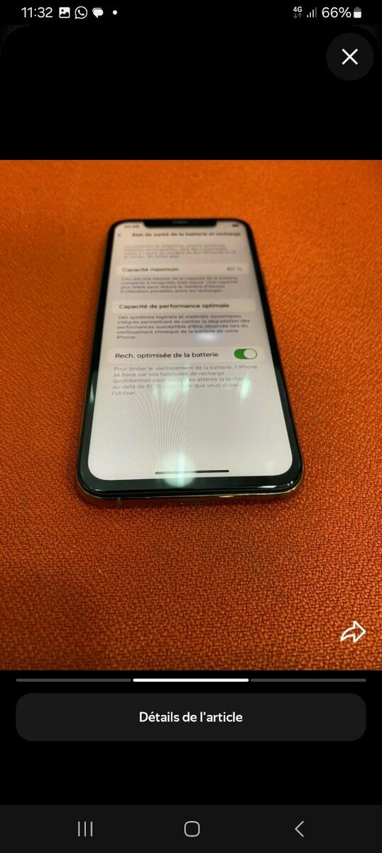 iPhone 11 Pro Max 256 Go