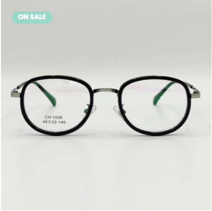 Double Rim Metal Side Unisex Frame S-2