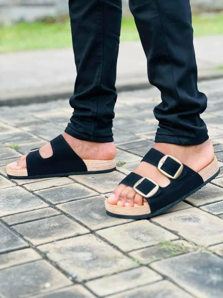 Sandales confortables en cuir