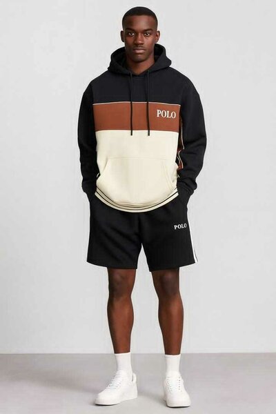Ensemble Hoodie et Short Polo