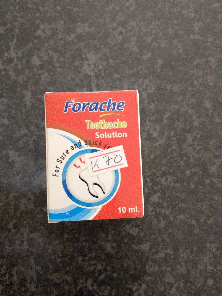 FORACHE TOOTHACHE SOLUTION