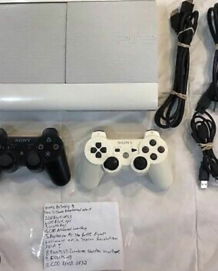 Console Sony PS3 Slim Blanc