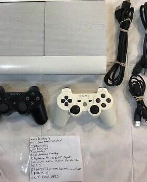 Console Sony PS3 Slim Blanc