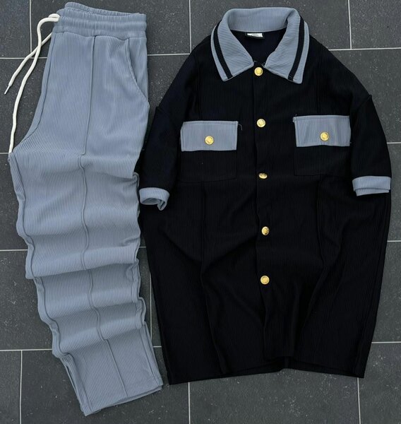 Ensemble chemise et pantalon ample