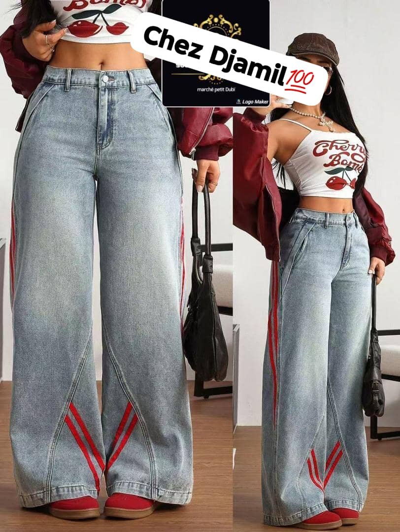 Jeans évasés tendance
