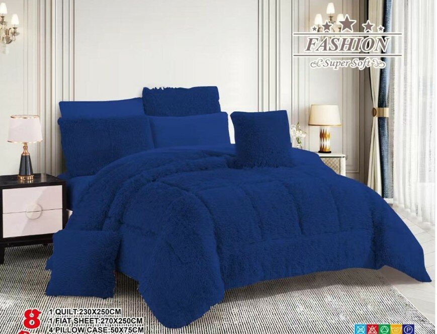 8pcs Fluffy Duvet set 