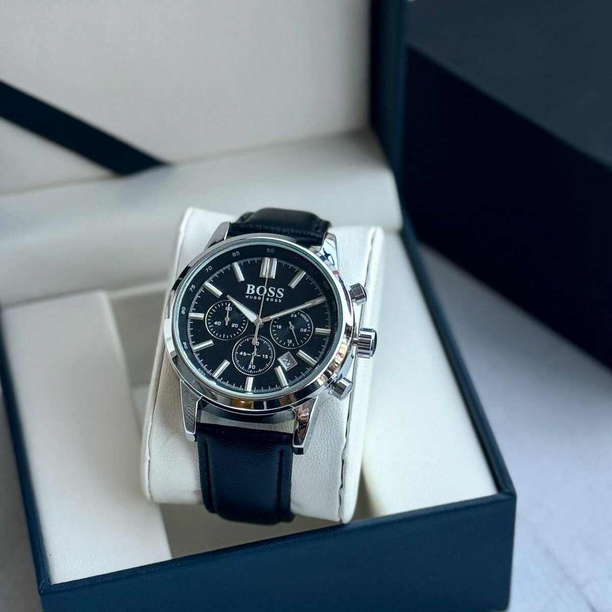 Super quality BOSS leather watches