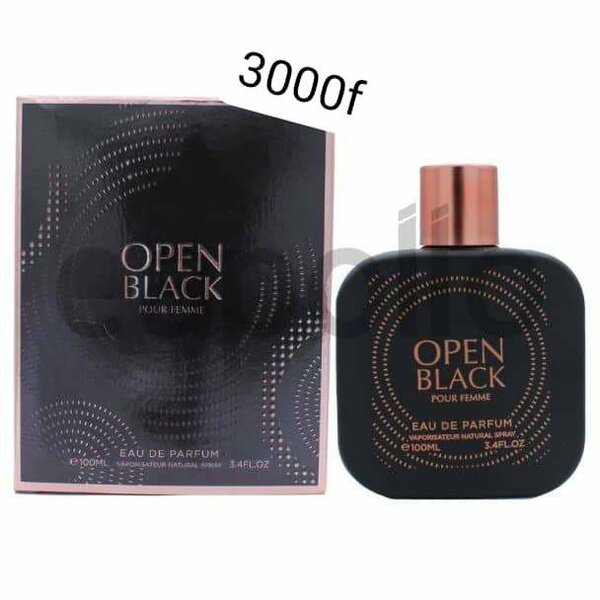 Open Black Pour Femme