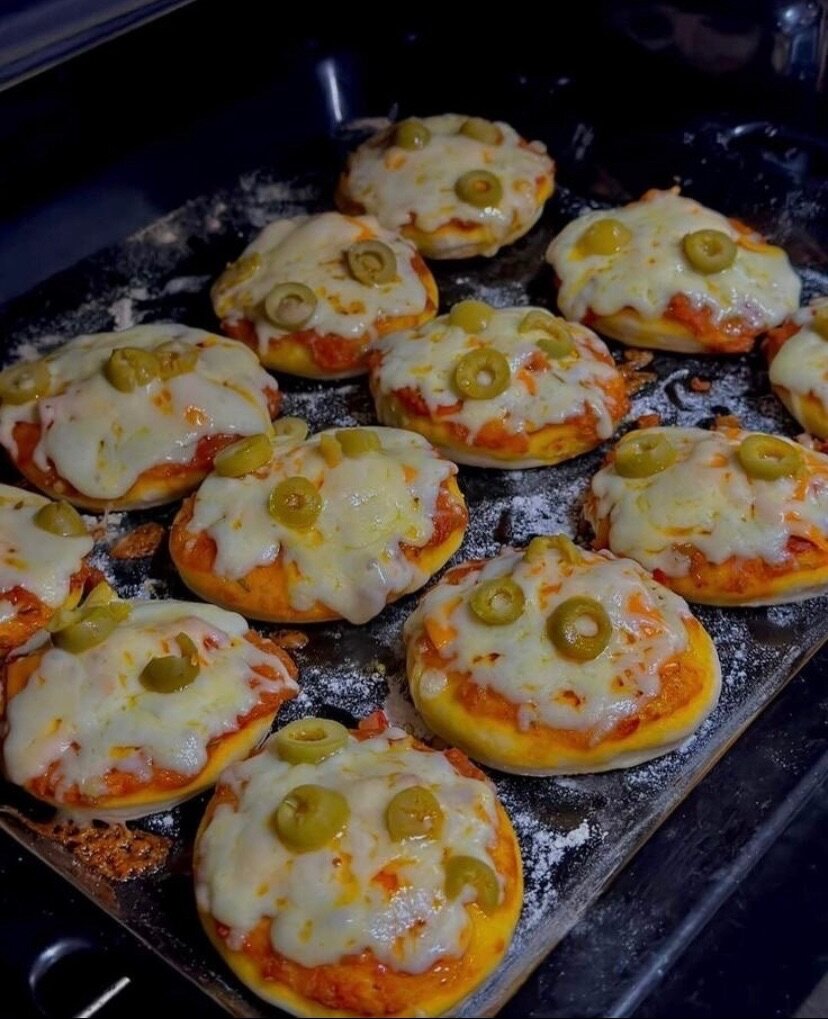 Minipizzas maison gourmande