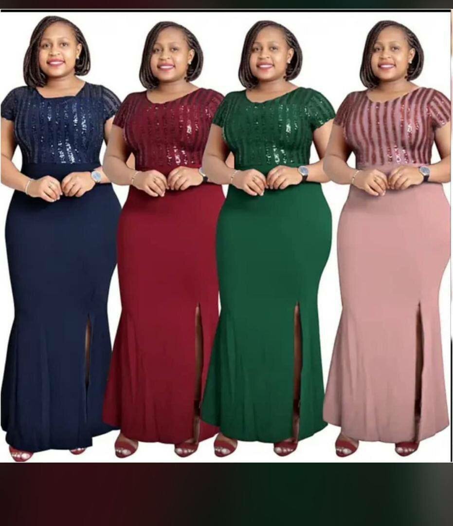 Robe Longue Pailletée Élégante