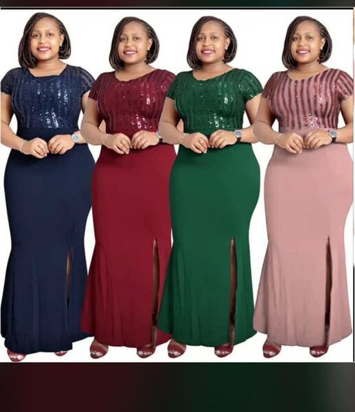 Robe Longue Pailletée Élégante