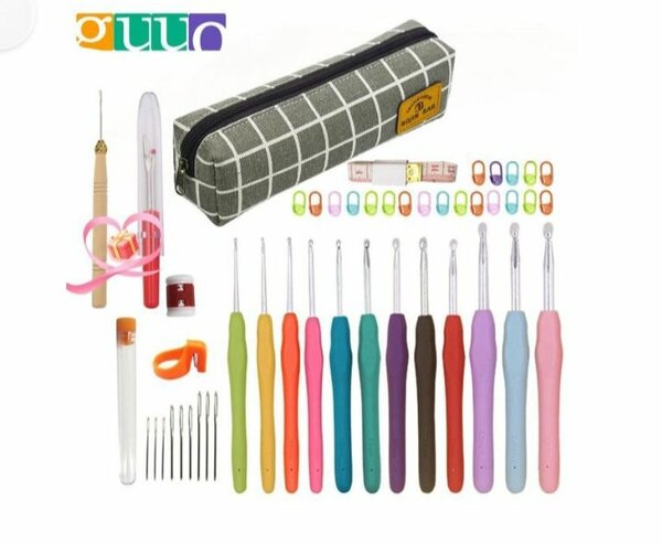 Kit de Crochet Complet 12 Pièces