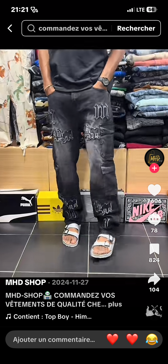 Jeans décontractés tendances