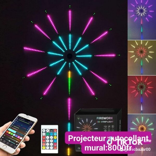 Lumière LED décorative murale