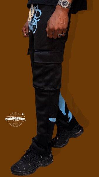 Pantalon cargo streetwear homme