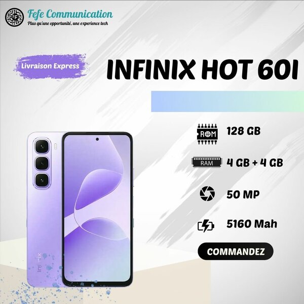 Infinix Hot 60i - 128GB - 8GB