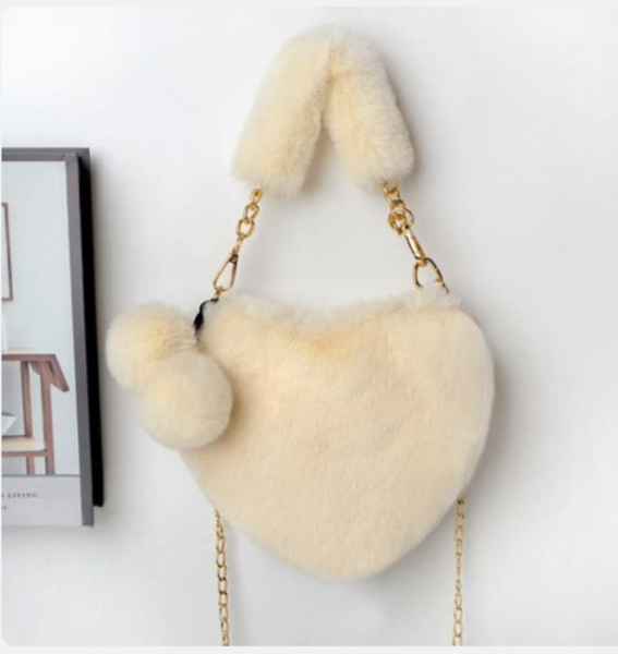 Sac à main en forme de cœur