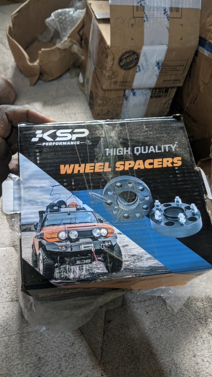 1" 5X114.3 wheel spacers for Toyota, Hyundai,kai etc