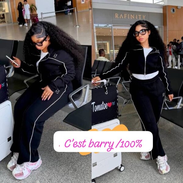 Survêtement noir tendance