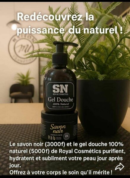 Le duoSavon noir Naturel 500ml