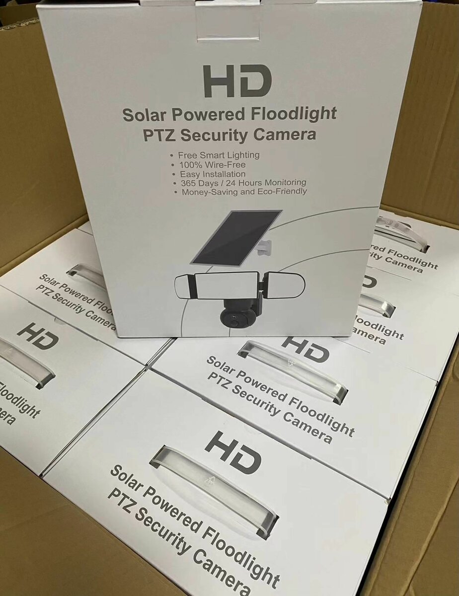 Solar Floodlight PIR Survaillance