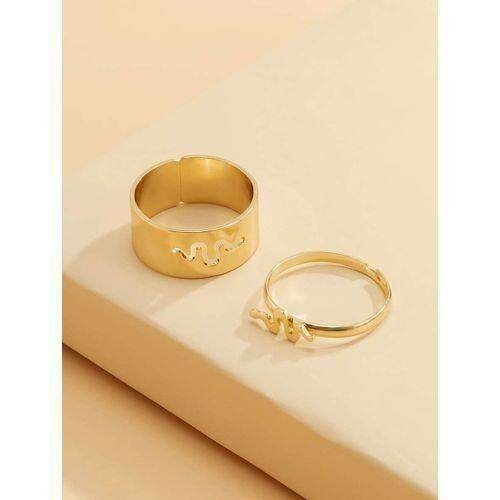 Bague Serpent Dorée Ajustable