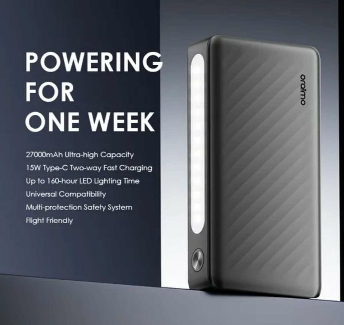 ORAIMO - Powerbank Traveler 3 Lit OPB-P1270