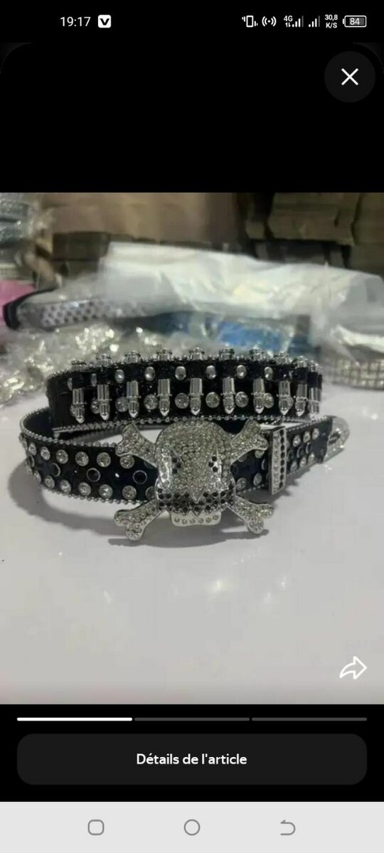 Collier pour Chiens Crâne