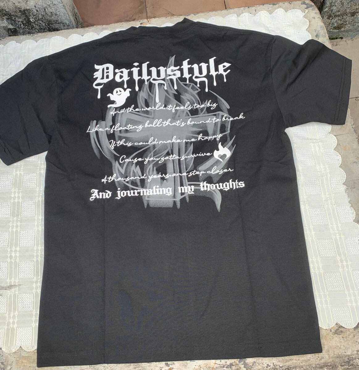 T-shirt noir "Dailystyle"