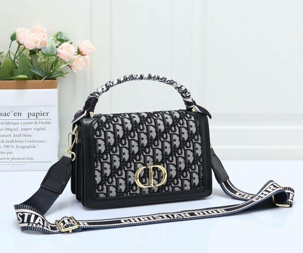 black Dior bag