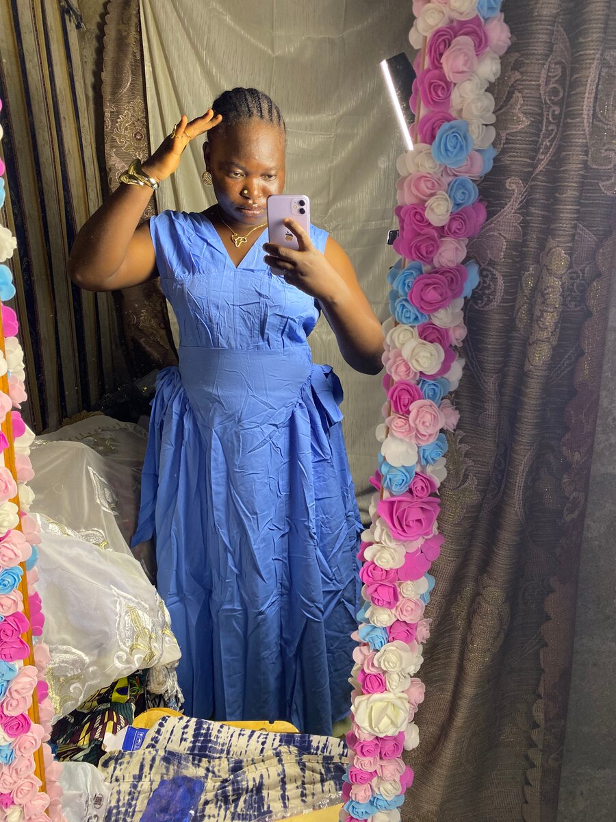 Elegant Blue Evening Dress