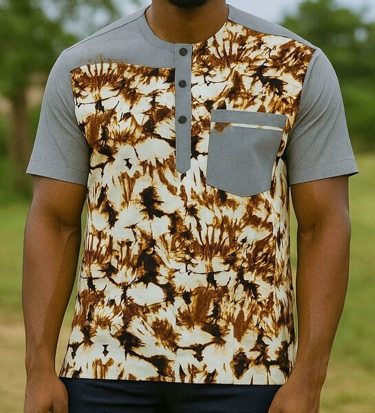 Chemise homme tie-dye chic