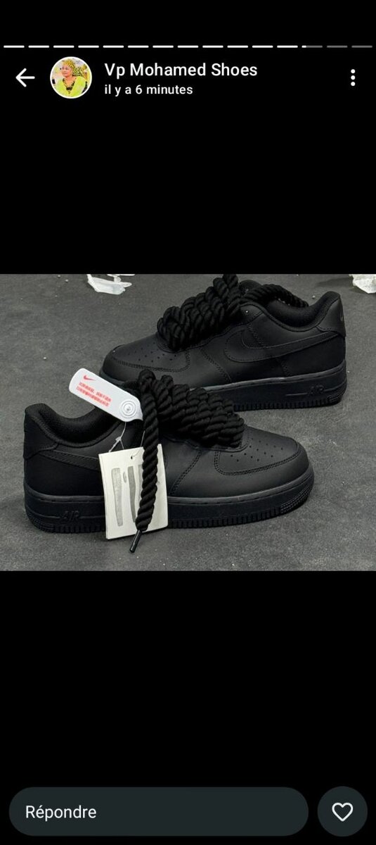 Air force gros lacets