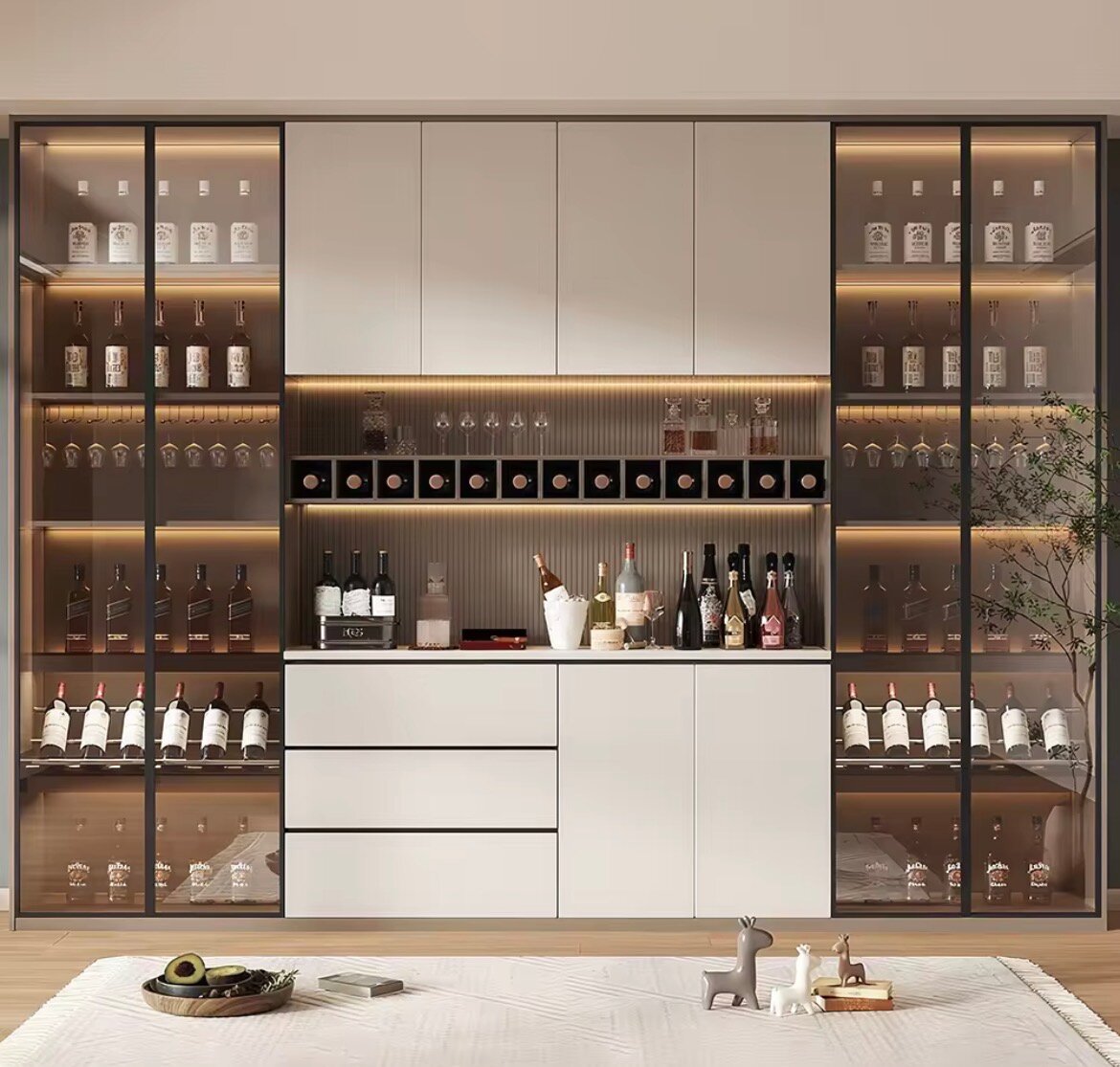 Meuble Bar Moderne LED