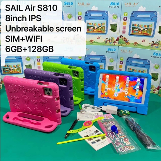 8Inch Laptop Sail Air S810 6gbram and 128gbrom storage capac