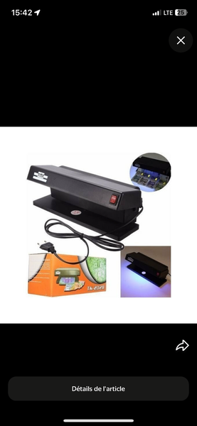 Détecteur de Faux Billets UV