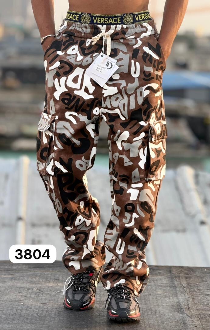 Pantalons cargo camouflage tendance