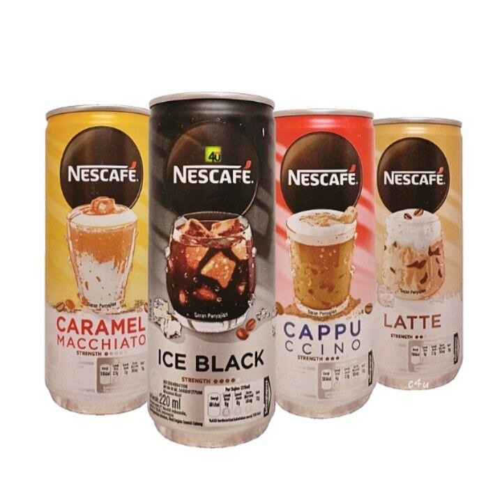 Cafés glacés en cannette