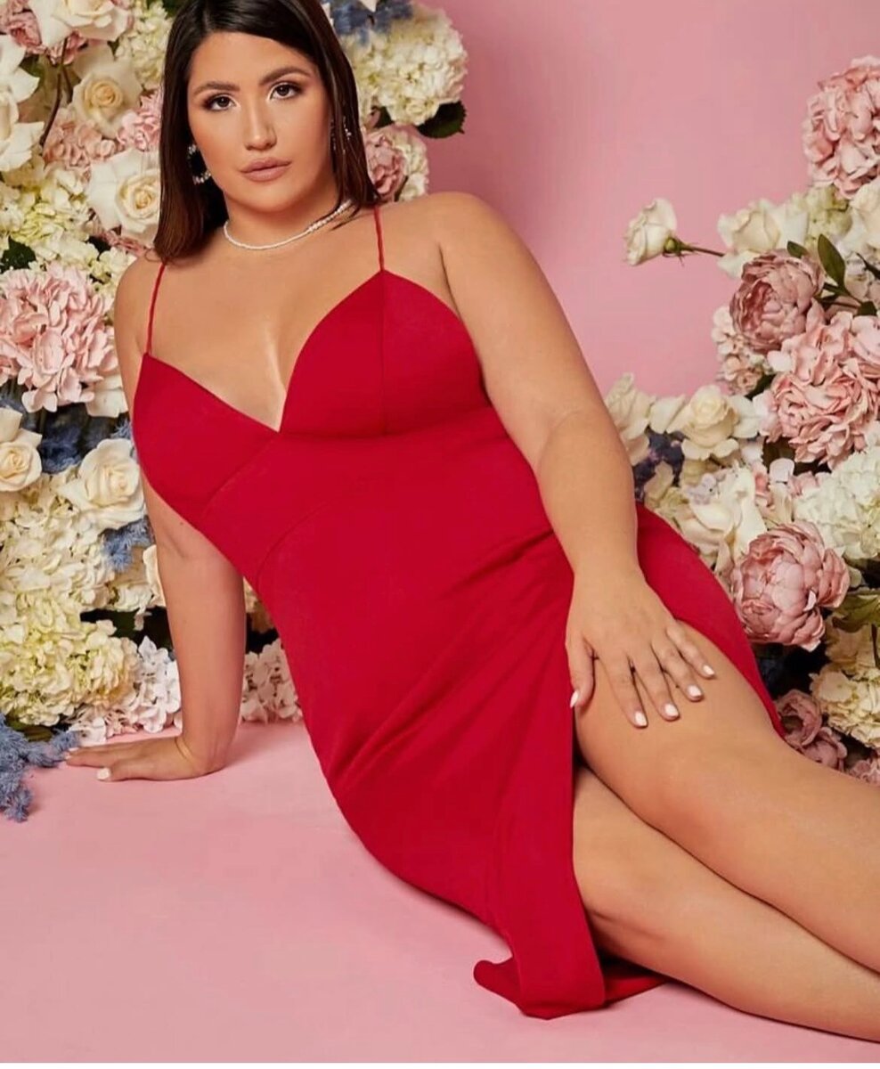 Robe Évasée Rouge Élégante