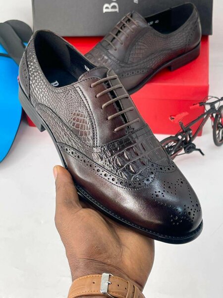 Solid Leather Formal Shoes