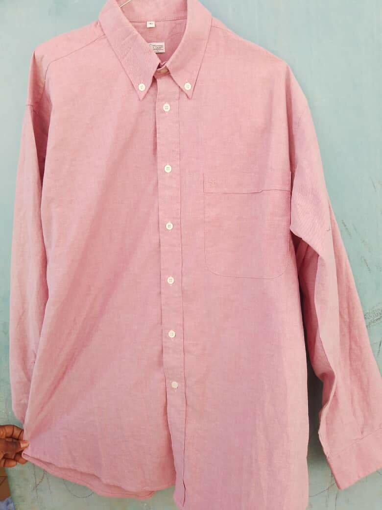 Chemise Rouge  clair homme