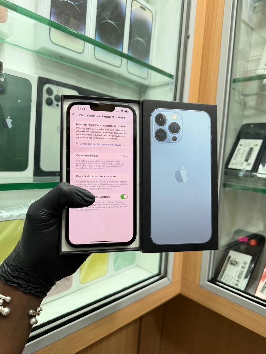 13 Pro Max 128go Écrans change