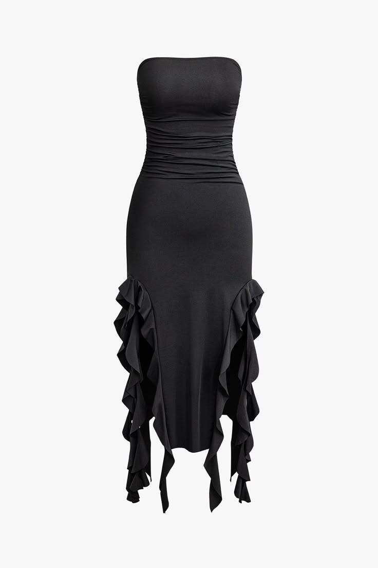 Robe Élégante Bustier Noire