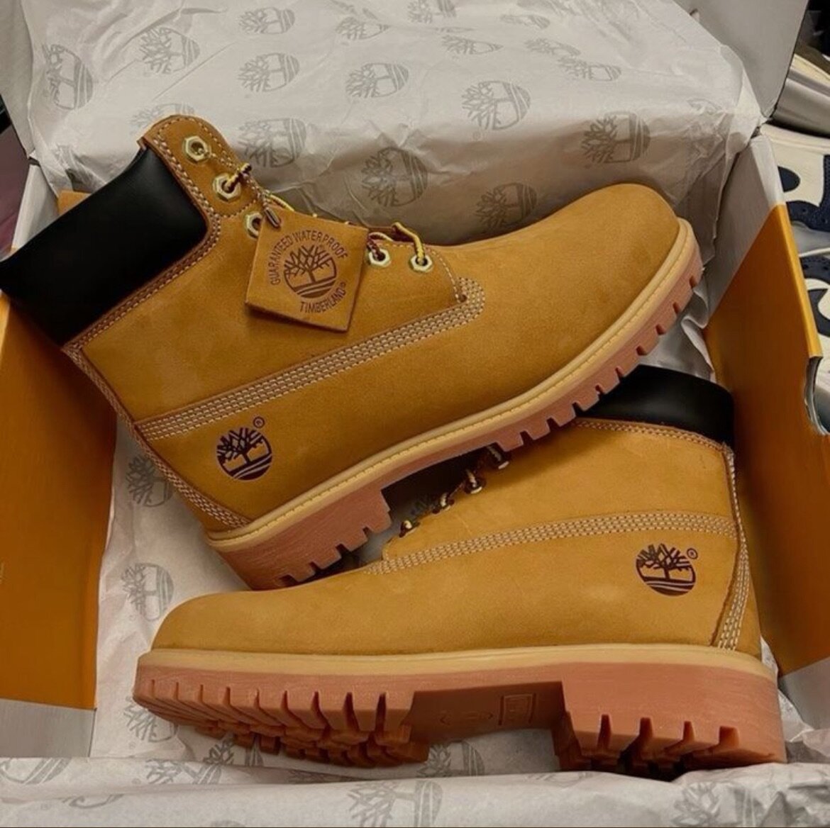 Bottes imperméables en cuir