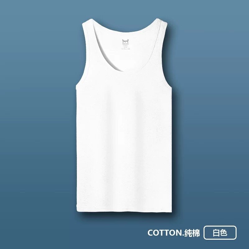 Débardeur en Coton Blanc