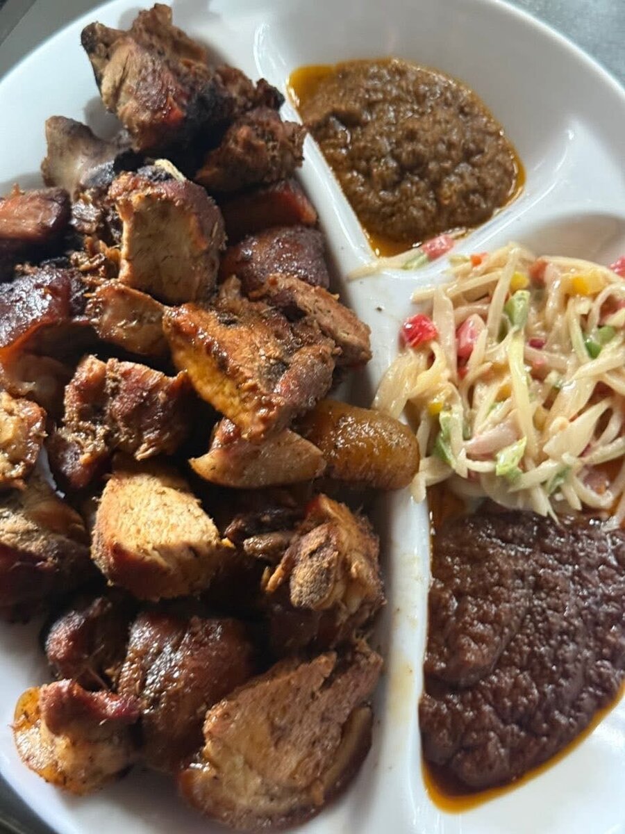 Assiette Viande de porcGrillée