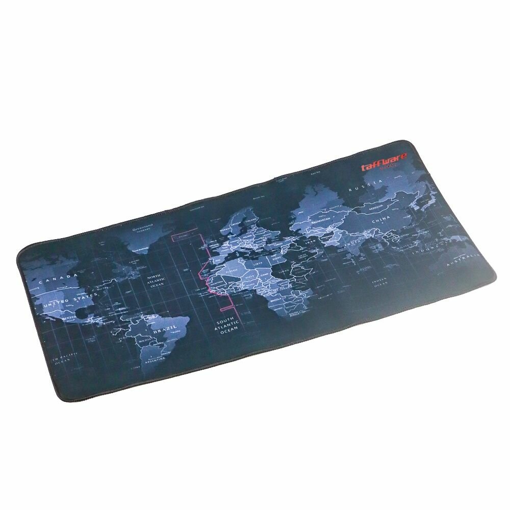 World map mouse pad
