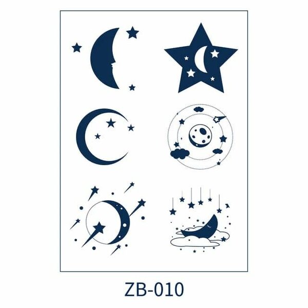 Semi permanent tattoo stickers