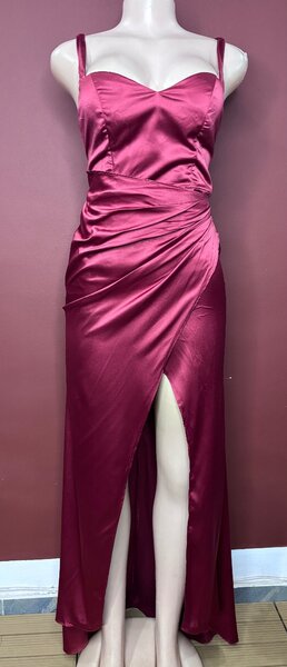 Robe de soirée satinée